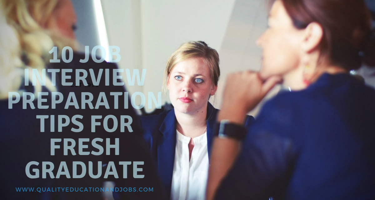 The 10 Job Interview Preparation Tips For Fresh Graduate