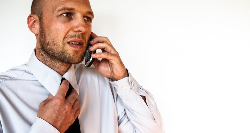 feeling nervous for a phone call interview